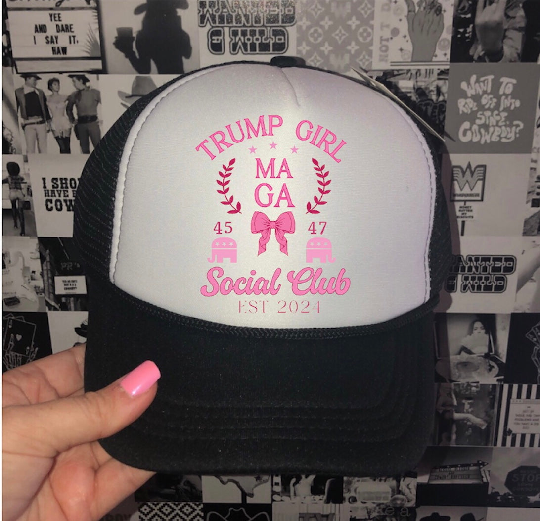 Pink Trump Trucker Hat • 4 Options