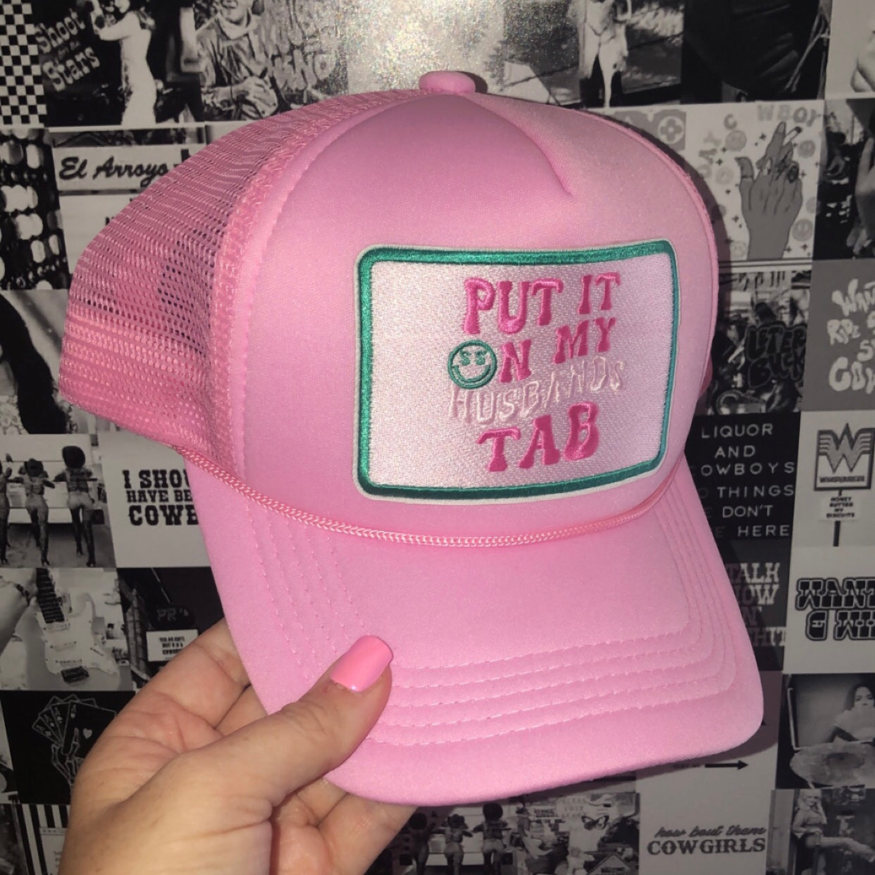 Husbands Tab Trucker Hat