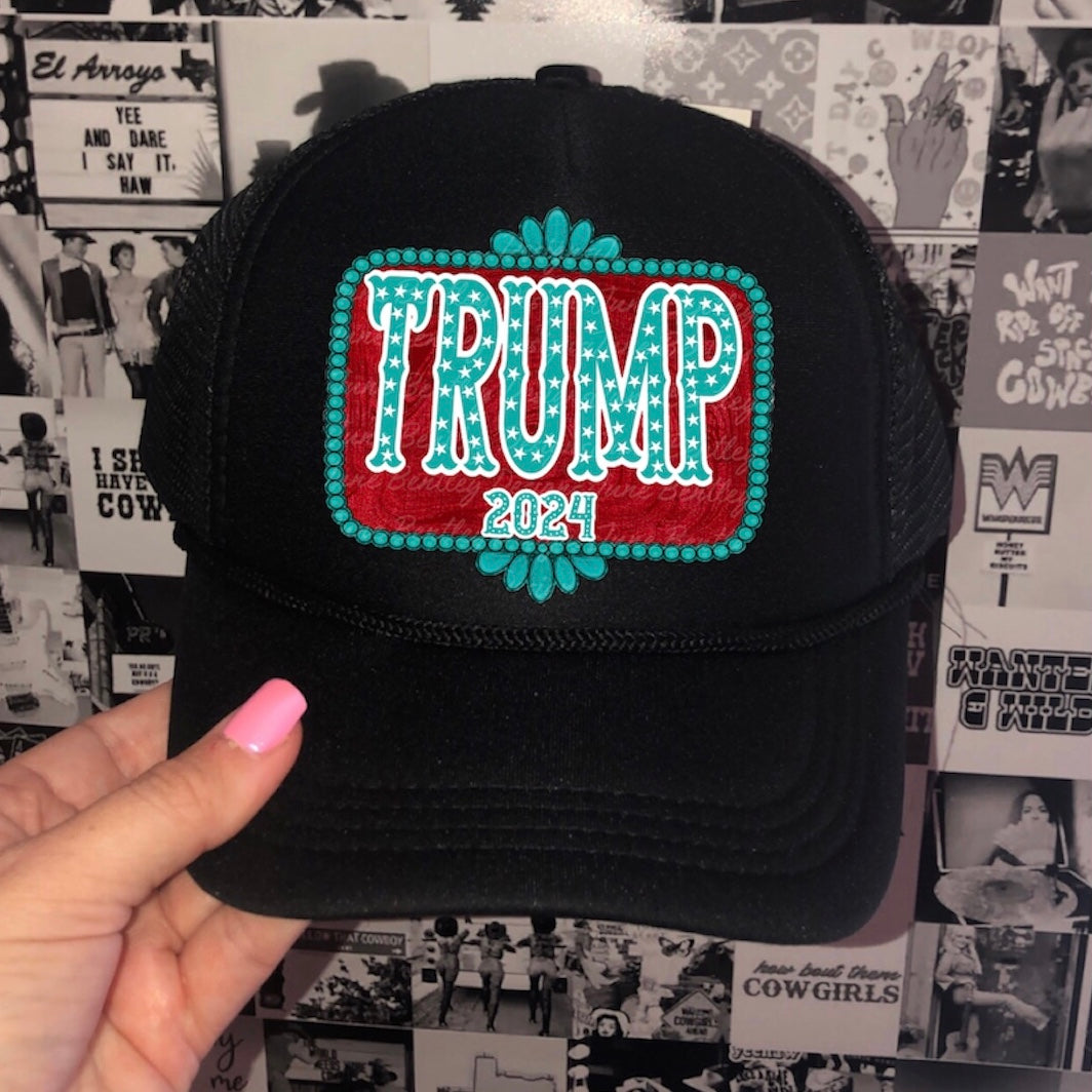 TRUMP 2024 Trucker Hat • 2 Color Options