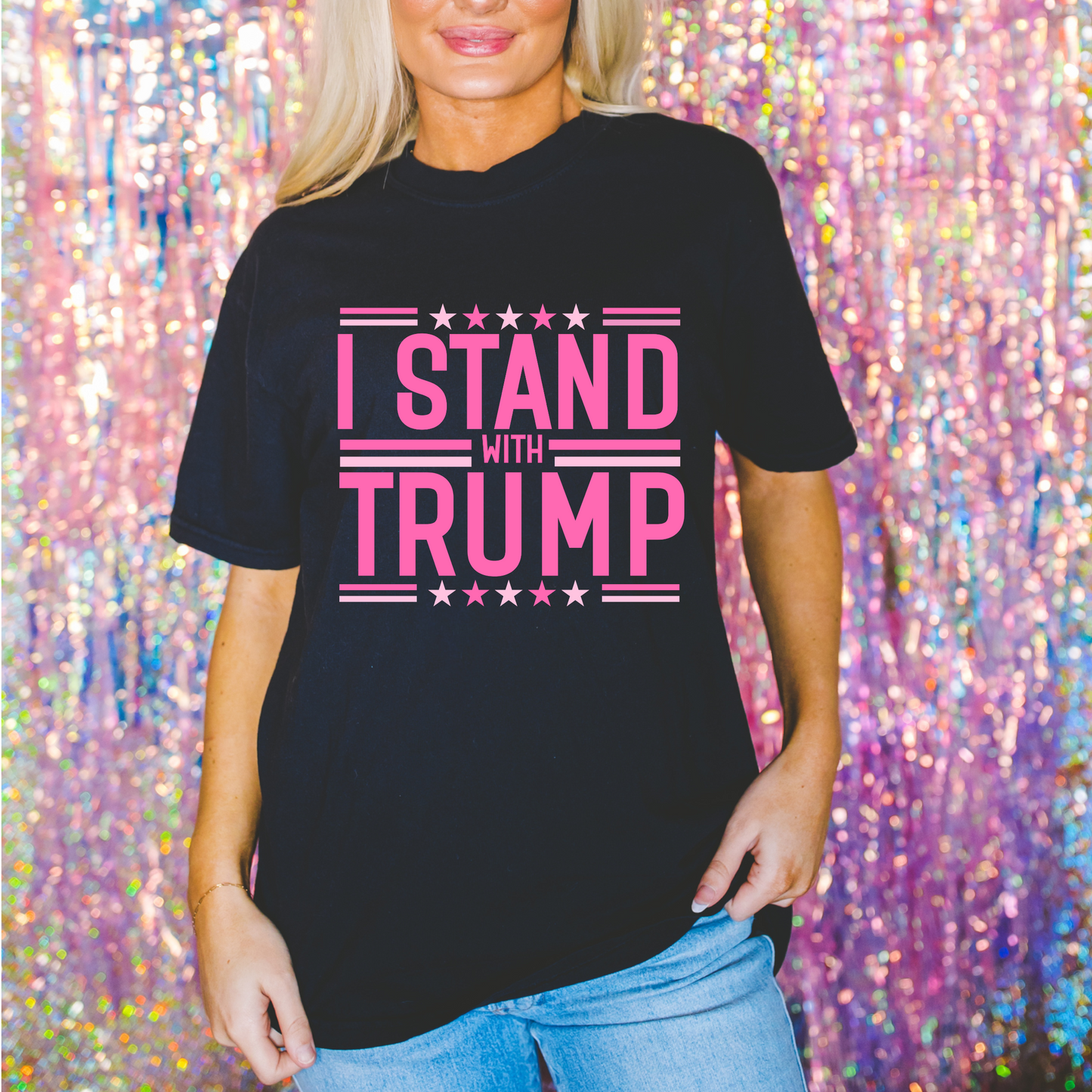 I Stand With Trump Tee • S-2XL