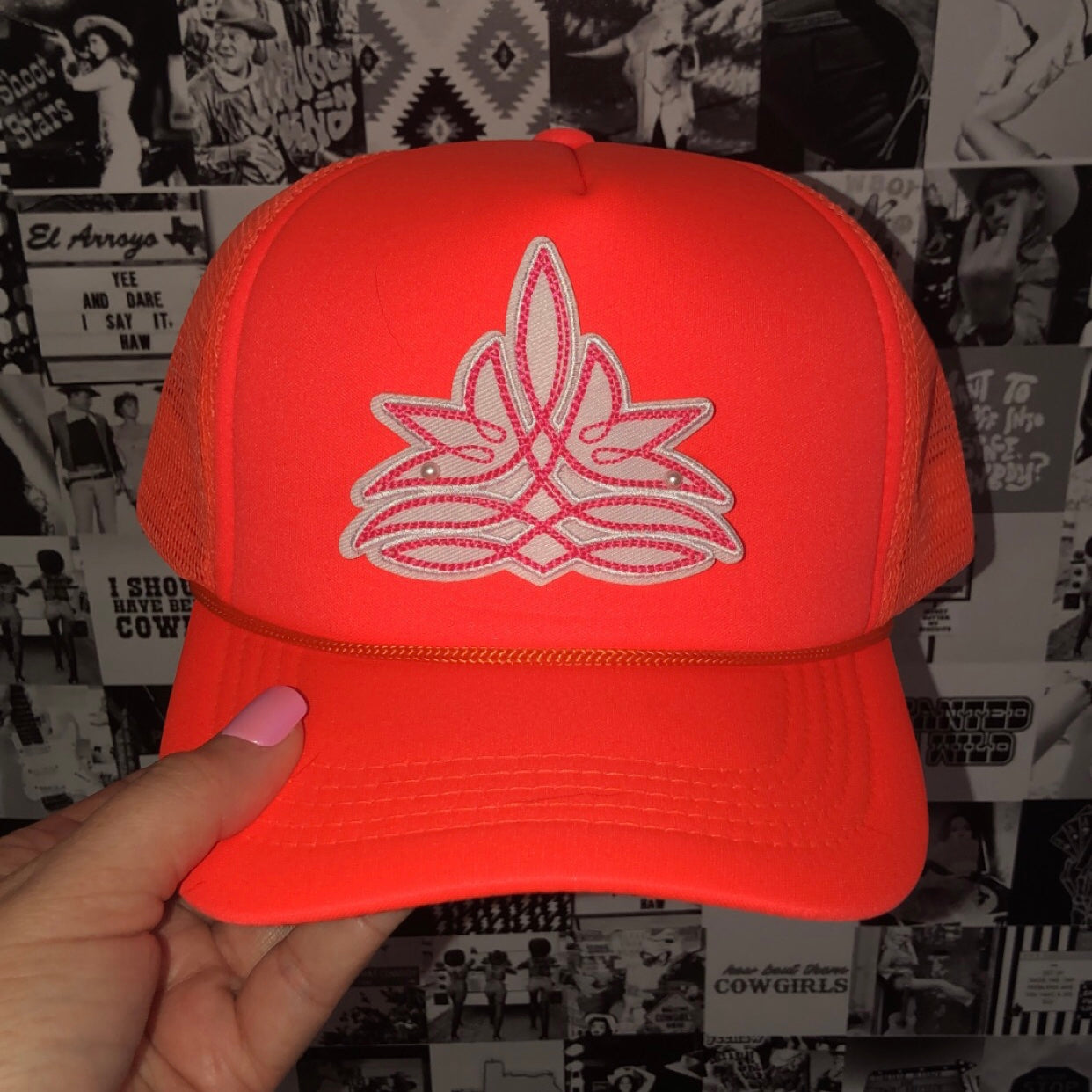 Boot Stitch Trucker Hat • 2 Colors