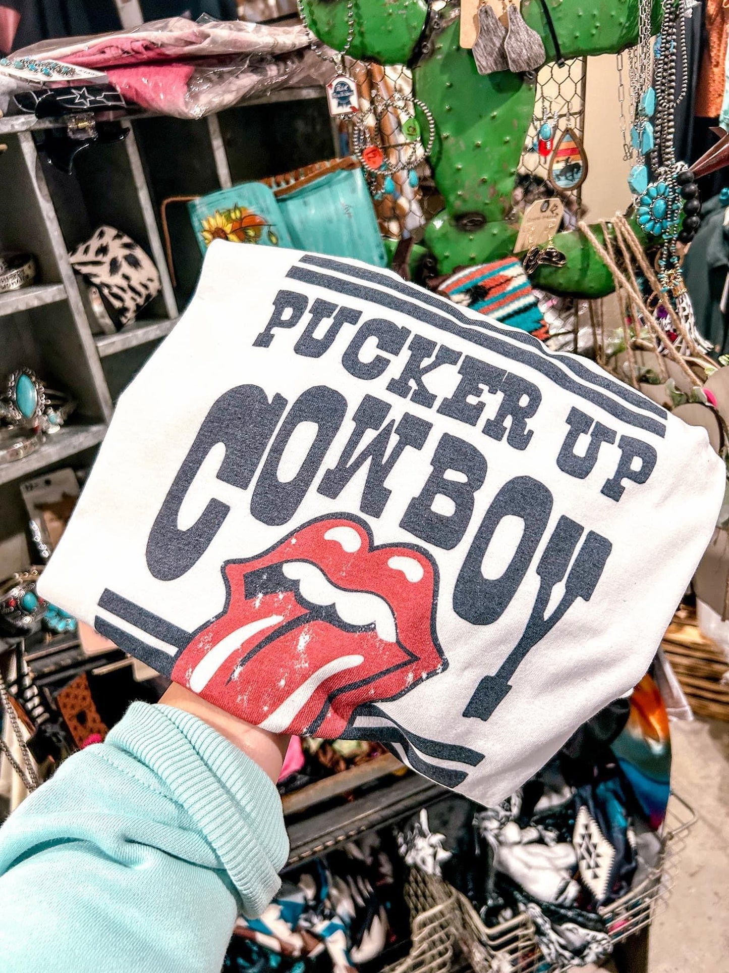 Pucker Up Cowboy Tee • S-XL