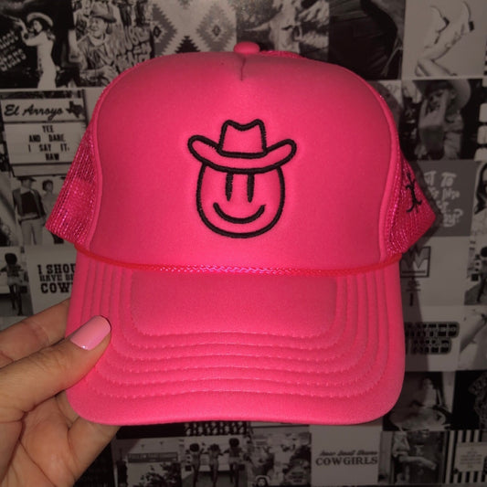 Howdy Smiley Trucker Hat