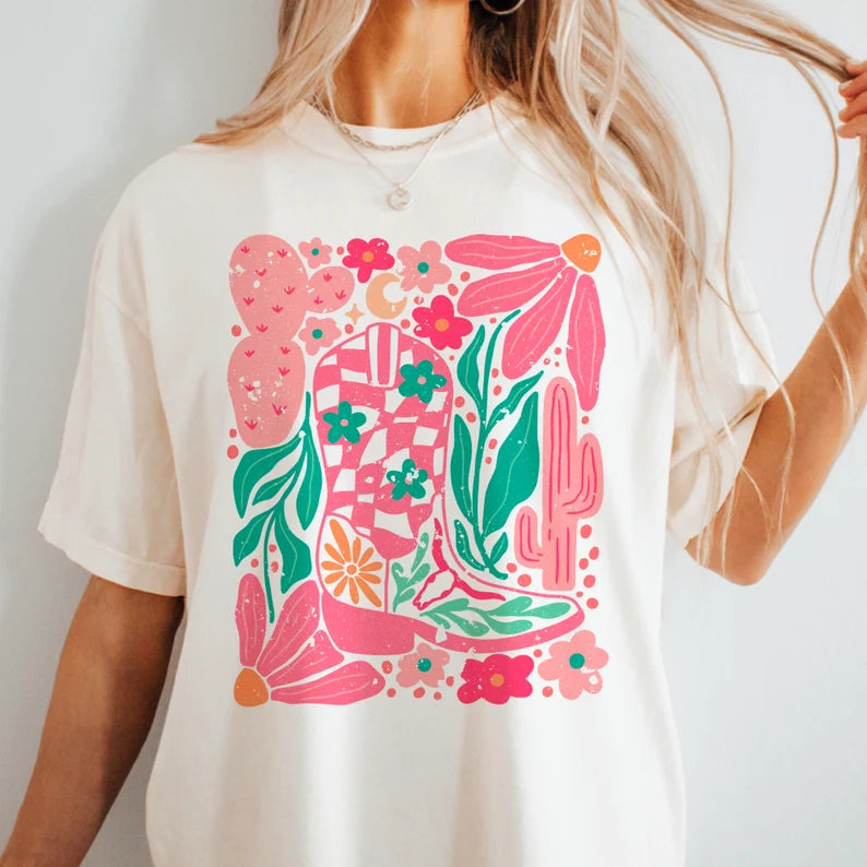Summer Boot Tee • S-2XL
