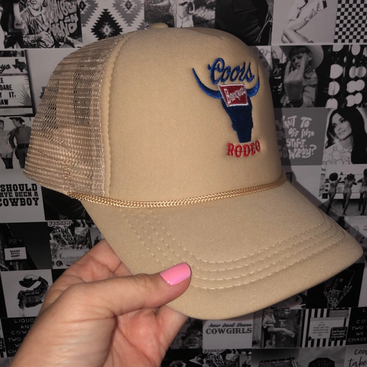 Tan Coors Trucker Hat