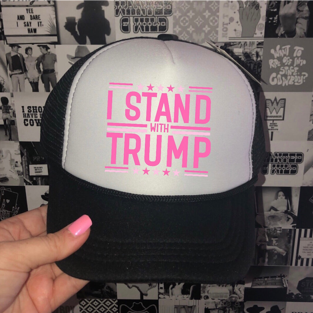 Pink Trump Trucker Hat • 4 Options