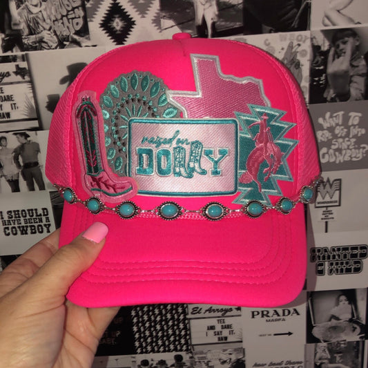Raised On Dolly Trucker Hat