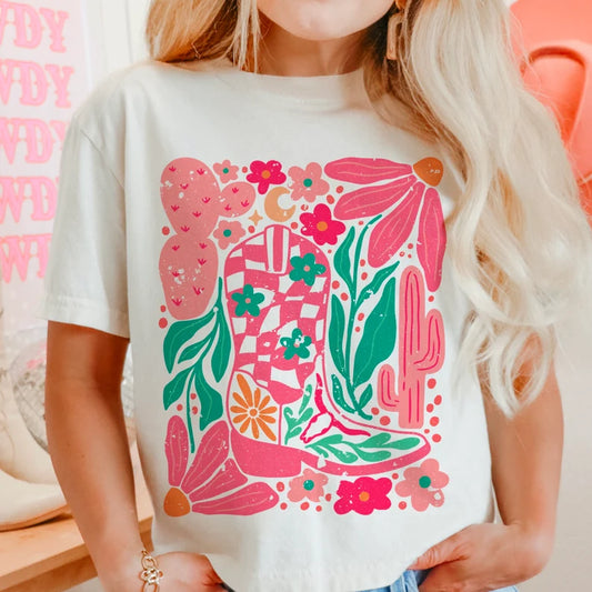Summer Boot Tee • S-2XL