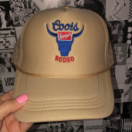 Tan Coors Trucker Hat